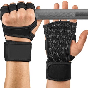 Custom Half Finger Gym Fitness <b>Gloves</b> Neoprene Adjustable Wrist Strap Non Slip Weightlifting Workout Training <b>Gloves</b> Unisex OEM - Product Image 5