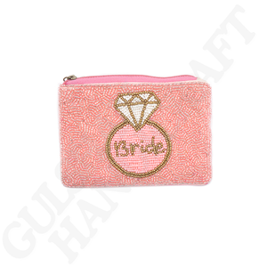 Monedero hecho a mano con cuentas Fat Tuesday-Accesorio festivo y elegante de Mardi Gras para monedas y pequeños elementos esenciales para uso diario - Product Image 2