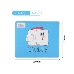 [TAPERO] tapis de souris adhésif dessin animé ultra mince motif potelé réutilisable lavable Stock tapis de bureau OEM ODM Surface antidérapante - Product Image 2