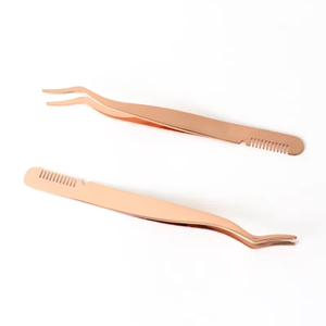 Pince à épiler d'extension de haute qualité, durable, à pointes fines de précision, outil de beauté en acier inoxydable, application précise et fluide des cils, professionnelle - Product Image 3