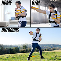 Ensemble de bandes de résistance Shadow Pro Boxing pour l'entraînement de boxe, livré avec des attaches de cheville, ajout idéal à l'équipement de boxe