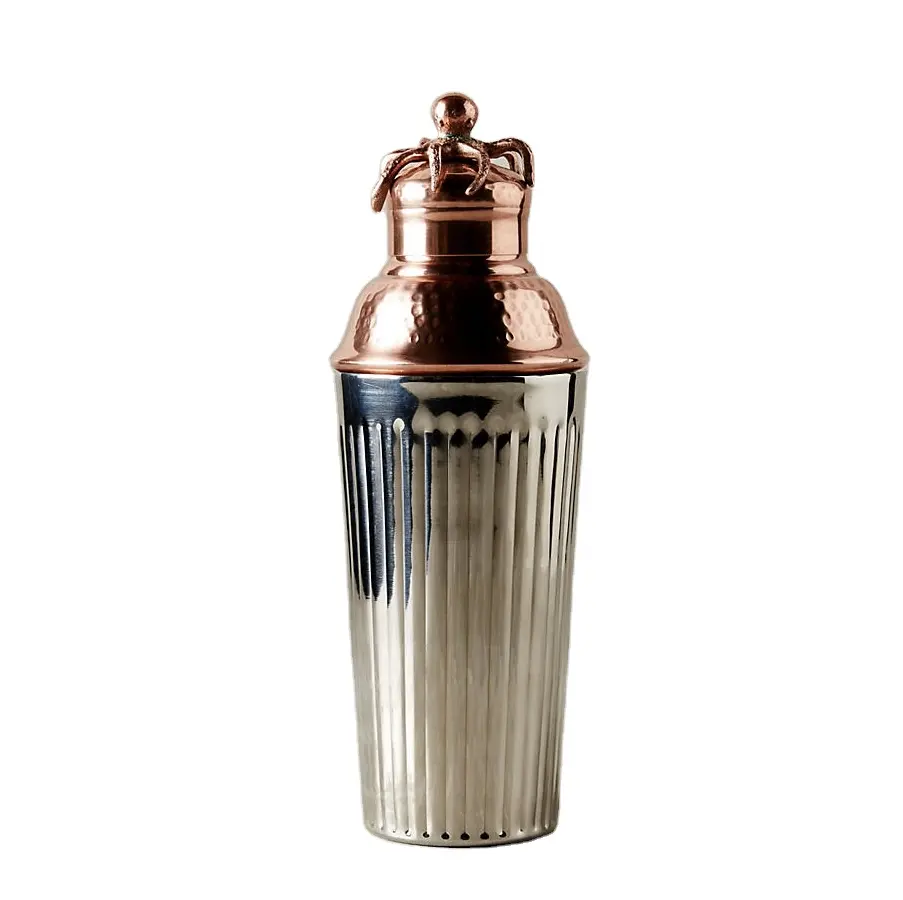 Shaker da cocktail Vintage in acciaio inossidabile per realizzare Peg shaker da Cocktail in metallo della migliore qualità bottiglia multifunzione con colino