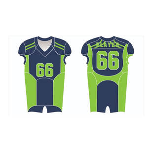 Conjuntos de camisetas de fútbol americano de sarga de aparejos hechos a medida, uniforme de fútbol americano de la mejor calidad al por mayor - Product Image 2