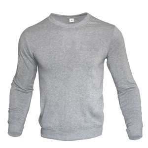 Design décontracté en gros hommes sweat 100% coton respirant hommes chemises de qualité supérieure élégant col rond sweats - Product Image 5