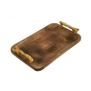 Manufacturer and Exporter Handmade Design Serving <b>Tray</b> for Restaurant Use Handcrafted Design Handmade MDF Wood <b>Tray</b> With <b>Drawer</b> - Product Image 3