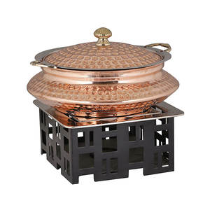 Réchaud au design classique de qualité exclusive, couleur or rose, de haute qualité. - Product Image 6