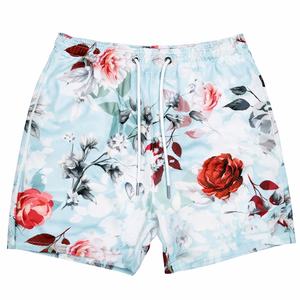 กางเกงขาสั้นกีฬาผู้ชายสไตล์ไฮสตรีทสำหรับฤดูร้อน สวมใส่สบาย แห้งเร็ว สีพื้น ดีไซน์และสีที่ปรับแต่งได้ - Product Image 1