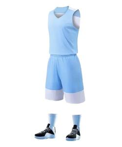 Uniforme de basket-ball personnalisé de haute qualité, respirant, à séchage rapide, logo personnalisé, jersey 100% polyester - Product Image 6