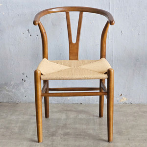 Woven Teak Farmhouse/Contemporary <b>Dining</b> <b>Chair</b> for Living Rooms Restaurants Home Office-GCF171 - Product Image 6