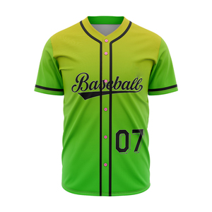 Maillots de baseball et de softball sur mesure, grande taille, respirants, évacuant l'humidité, antibactériens, anti-UV, imprimés, ensembles, col en V, 4 - Product Image 5