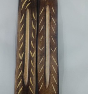 Bâtons d'encens en bambou naturel fait à la main de qualité supérieure support plat et attrape-cendres qualité indienne artisanale prix usine modèle No- 1 - Product Image 5