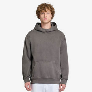 Sweat-shirts à capuche de haute qualité pour hommes, sweat-shirts décontractés en coton, essentiels, à manches longues, en polaire, avec poches - Product Image 2