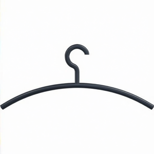 HEWI 570.1 90 <b>Plastic</b> Hanger Jet Black with 450mm Width and 190mm Height - Product Image 3