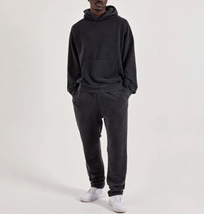 Pantalons de survêtement en molleton 100% coton pour hommes, pantalons de sport décontractés, confortables et chauds, logo personnalisé, toutes tailles disponibles, OEM disponible - Product Image 4