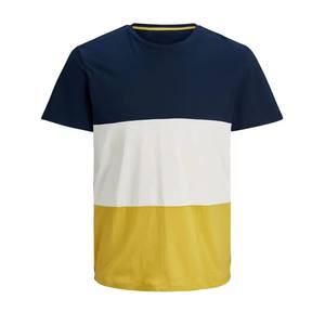 Camiseta de manga corta informal de verano para hombre, camiseta OEM de moda con estampado personalizado, camiseta de método de tejido de punto - Product Image 1