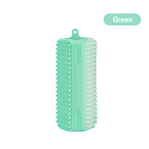 แปรงอาบน้ำและแปรงหวีขนสัตว์เลี้ยงทำจากซิลิโคนเนื้อนุ่มอเนกประสงค์สำหรับแมวและสุนัขเป็นมิตรต่อสิ่งแวดล้อมใช้ซ้ำได้ - Product Image 2