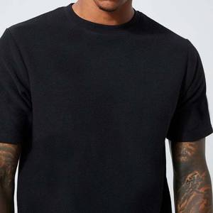 Venta caliente personalizado 100% Premium camiseta serigrafía Oversize manga corta para ropa de hombre de talla grande camisetas de algodón - Product Image 3