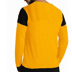 Camiseta de manga larga ajustada a la moda Logotipo de impresión personalizado Estilo de lujo Ropa de fábrica Gimnasio Camiseta de manga corta Diseño en blanco - Product Image 3