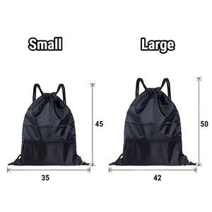 Top Quality 210D Water Proof Polyester Foldable Backpack Portable Travel Shopping Drawstring Sport Shoes <b>Storage</b> <b>Clothes</b> Custom - Product Image 6