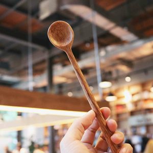 Ensemble de cuillères à noix de coco jetables biodégradables faites à la main avec des cuillères longues et courtes et un bol-Ustensiles de cuisine vietnamiens modernes - Product Image 4