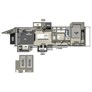 ข้อเสนอสุดคุ้มสำหรับรถบ้านรุ่นใหม่ปี 2026 Forest River Wolf Pack 411STAY - Product Image 2