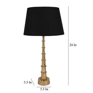 Lampe de table noire de haute qualité, artisanale, élégante, lampe de chevet, lampe de bureau, élégante, décoration d'accent pour la chambre à coucher, le salon, le bureau - Product Image 4