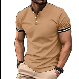 Polo pour homme 100% polyester, anti-boulochage, résistant à la décoloration, durable, vêtements de travail, uniforme d'entreprise - Product Image 1