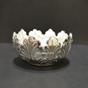 ชามใส่อาหารและขนมหวานสำหรับตกแต่งโต๊ะในโรงแรมถาดทำจากเงินขนาดเล็กทันสมัยใหม่ล่าสุด - Product Image 6