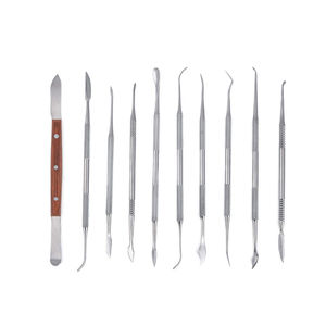 ชุดเครื่องมือสำหรับงานเซรามิกทางทันตกรรม 10 ชิ้น ทำจากสแตนเลส สำหรับปั้นดินเหนียว โดย SurgiRight - Product Image 5