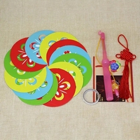Kit de lanterne boule de fleurs en papier bricolage créatif suspension artisanale pour la famille artisanat interactif décoration de maison festive