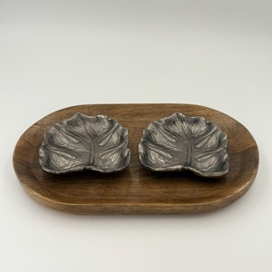 Nuevo Diseño de Tazón de Metal con Hojas en Níquel Negro para Frutos Secos, Decoración de Diseño Nuevo, Tazones Modernos de Lujo Antiguos en Venta - Product Image 4