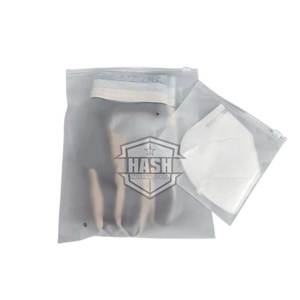 Bolsas con cremallera esmerilada personalizada para ropa interior juguetes maquillaje embalaje con logotipo impreso para calcetines y zapatos - Product Image 2