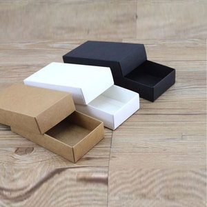 Grande boîte cadeau en kraft marron, boîte cadeau de mariage noir violet grandes boîtes d'emballage cadeau de Noël prix de gros - Product Image 5