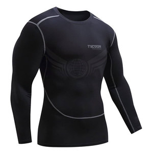 Rash Guard เสื้อกีฬาแขนสั้นสำหรับยิมฟิตเนสวิ่งและกีฬากลางแจ้ง - Product Image 2