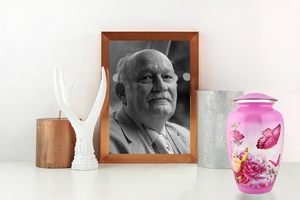 ผู้ใหญ่สีชมพูผีเสื้อCremation Urnเถ้ามนุษย์ผู้ใหญ่Urnอนุสรณ์ฝังศพCremation Urns 200 ลูกบาศก์นิ้ว (ผู้ใหญ่ขนาดใหญ่) - Product Image 4