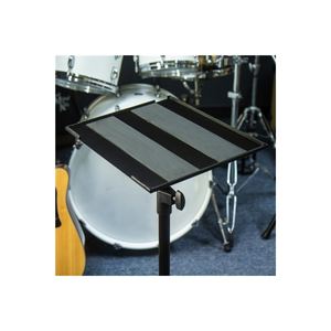 QUIK LOK - LPH/001, trépied multifonction, hauteur réglable 82-132 cm, étagère inclinable 39x31 cm, bords surélevés, noir - Product Image 6