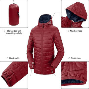Veste matelassée en duvet d'hiver de qualité supérieure, imperméable, veste gonflée pour homme, veste oversize pour homme - Product Image 6