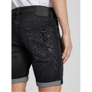 กางเกงขาสั้นผ้ายีนส์ทรงหลวมสำหรับผู้ชายปรับแต่งได้, กางเกงยีนส์ทรงหลวมสไตล์วินเทจทำจากผ้าฝ้าย100% - Product Image 3