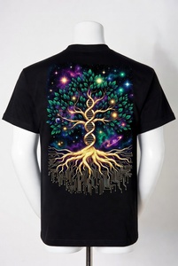 เสื้อยืดกราฟิกสุดเทรนดี้สำหรับผู้ชายและผู้หญิง สวมใส่สบายทุกวัน ผ้าฝ้ายเนื้อนุ่ม แฟชั่นฤดูร้อน เสื้อเชิ้ตสไตล์โดดเด่น - Product Image 5