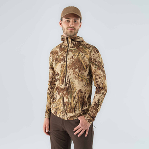 Sudadera con Capucha de Lona Transpirable y Resistente al Viento para Hombre, de Alta Calidad, Personalizable, Ideal para Caza en Invierno, con Tacto Fresco y Diseño Sólido - Product Image 2