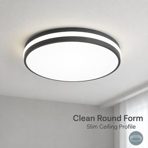 Modern Round Ultra Slim Surface Mounted Acrylic Led Ceiling <b>Light</b> 50W 80W 6000K For Living Room <b>Dining</b> Room Study Room - Product Image 2
