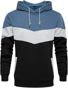 Sudaderas con capucha de algodón 100% para hombre Última moda Patrón de impresión sólida Otoño ODM Servicios al por mayor con etiqueta personalizada Tamaño XS - Product Image 3