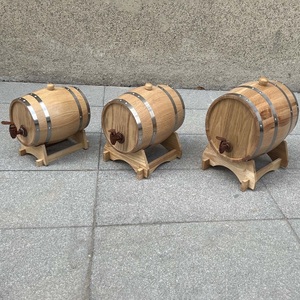 Baril à vin en chêne de 112 L, baril de qualité alimentaire pour vin rouge, whisky, bière et fermentation - Product Image 6
