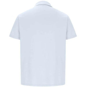 Polos para ropa de hombre Tallas grandes Quarter Zip Polo Camiseta Casual Manga corta Camisas con cuello con bolsillos Color naranja - Product Image 2