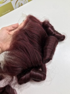 วิกผมแท้เรมี่มีผมตรงสีเบอร์กันดี - Product Image 6