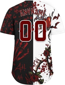 เสื้อเจอร์ซีย์เล่นเบสบอลกันการซีดจางสำหรับซอฟท์บอลเบสบอลและการฝึกซ้อม - Product Image 6
