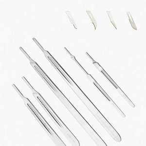 Manche de scalpel chirurgical à pointe ronde et courbée, manche de scalpel dentaire disponible avec des tailles personnalisées et des services OEM par Life Care Inst. - Product Image 6