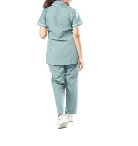 Uniformes Médicos Unisex de Verano para Enfermería, Conjuntos de Uniformes de Hospital, Mono de Trabajo, Poliéster y Elastano, Manga Corta - Product Image 4