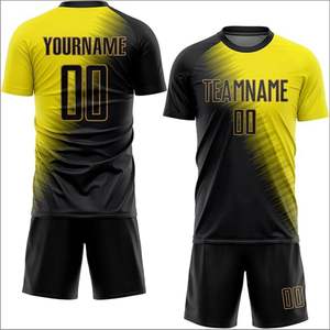 เสื้อฟุตบอลมืออาชีพ unisex เสื้อครึ่งแขนแห้งเร็วผ้าโพลีเอสเตอร์พิมพ์ดิจิตอลโลโก้ตามสั่ง100% ความต้องการสูง - Product Image 3