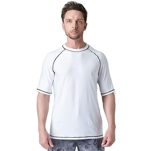 Venta al por mayor compresión gimnasio camisa hombres alta calidad transpirable ropa deportiva atlética manga corta entrenamiento Fitness camiseta - Product Image 4